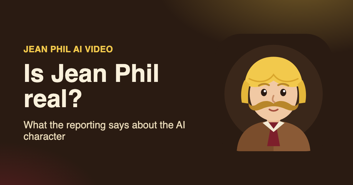 Is Jean Phil Real? What We Know About the AI Character
