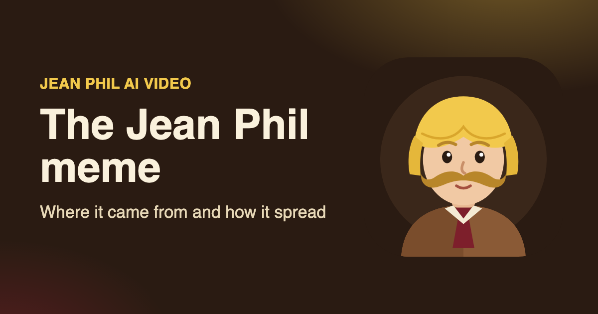 Jean Phil Meme: Where It Came From and How It Spread